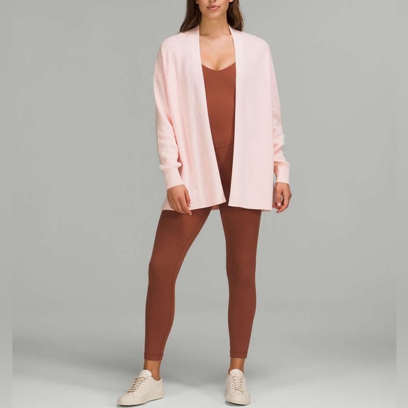 Lululemon Side Slit Sweater Wrap in Strawberry Milkshake - Picture 1 of 6